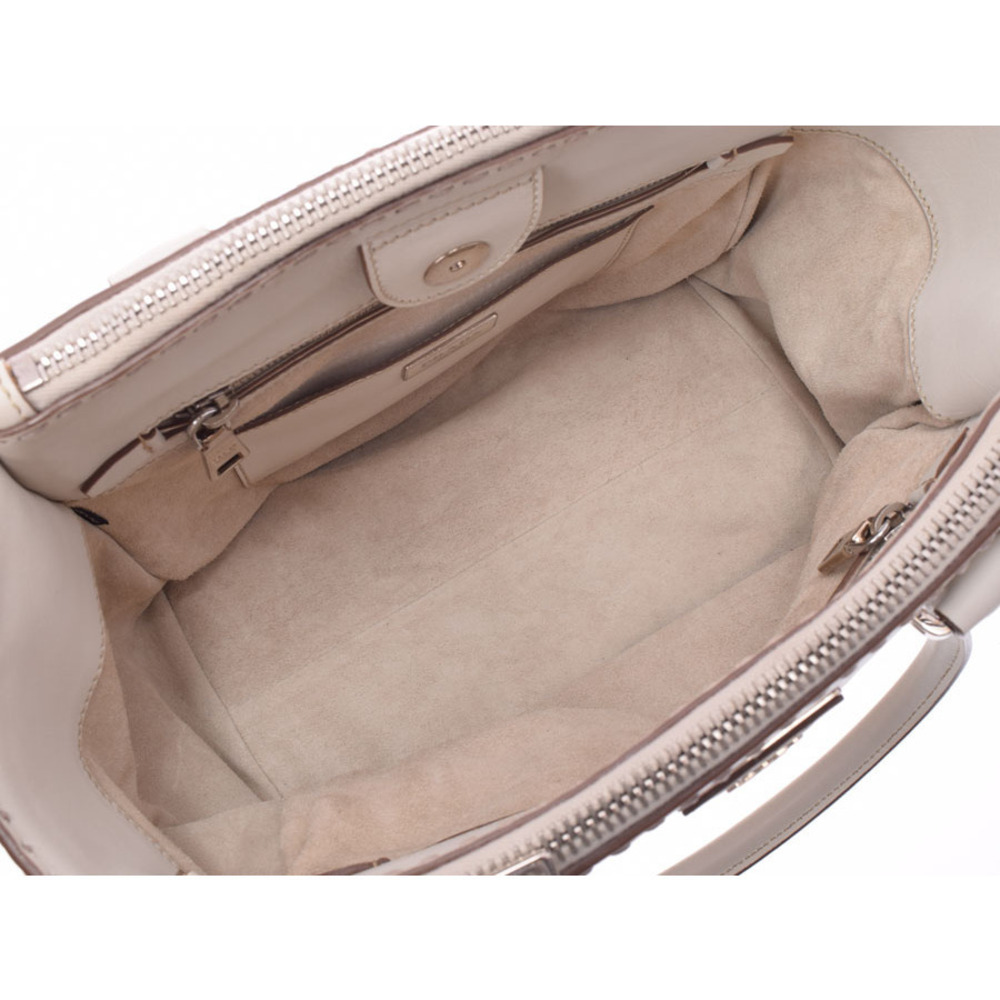 Prada Handbag White Card Calfskin Strap - Picture 7 of 11